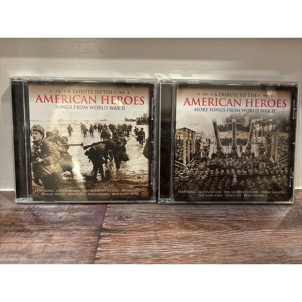 A Tribute To The American Heroes Songs Of World War II Audio - 2 CD Set